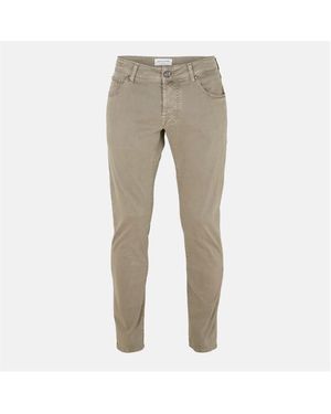 Jacob Cohen Slim Fit Trousers - Natural