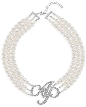 Agent Provocateur Britt Pearl Necklace - Metallic