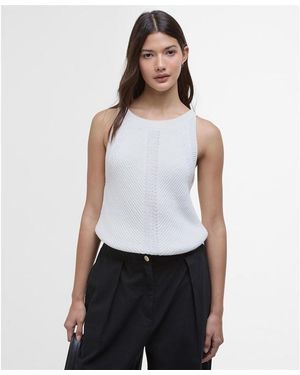 Barbour Dakota Jumper Vest - White
