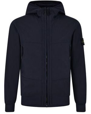 Stone Island Soft Shell R e.dye Hooded Jacket in Black for Men Lyst UK