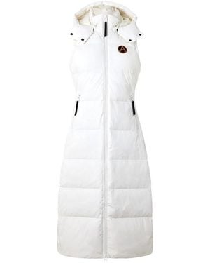 ARCTIC ARMY Heavyweight Long Gilet - White