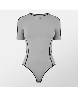 Off-White c/o Virgil Abloh Seamless Bodysuit - Grey