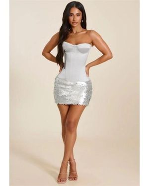 Mars the Label Mtl Bandeau Corset Ld64 - Natural