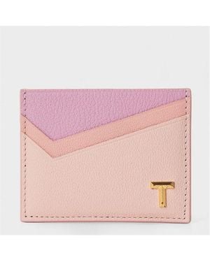 Tiffany & Co. T Cardigan Cas 99 Card Holder - Pink