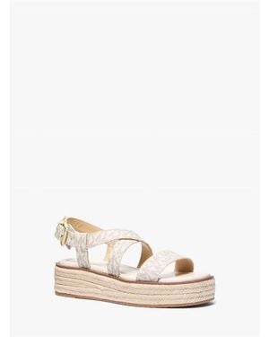 MICHAEL Michael Kors Lynn Espadrille Sandals - Natural