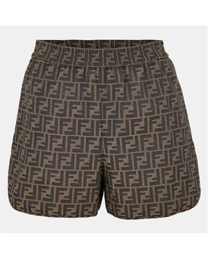 Fendi Canvas Shorts - Grey