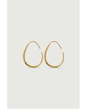 Soeur Yasmine Hoop Earrings - White