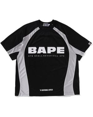 A Bathing Ape Bape Jcqrd Jersy - Black