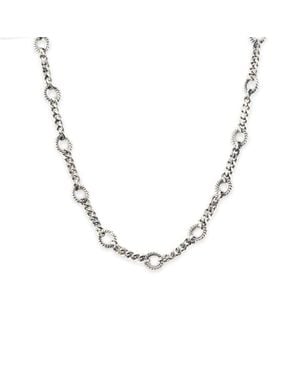 Serge Denimes Sdn Braid Necklace Sn44 - Metallic