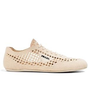 Prada Low-Top Trainers - Natural