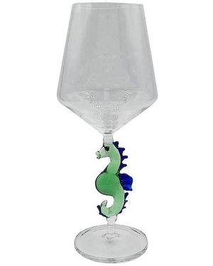 LES OTTOMANS Sea Horse Gin Glasses - White