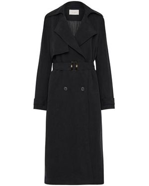 St. Agni Soft Tailored Trench - Black