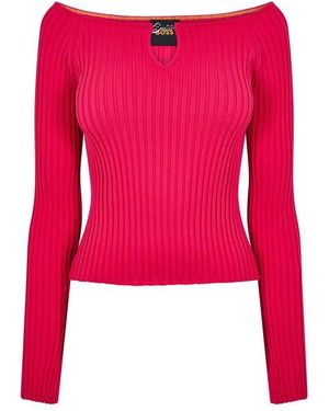 BOSS C Fayez Knitted Top - Blue