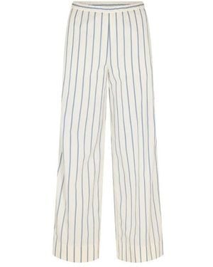 Moncler Wide Leg Trousers - White