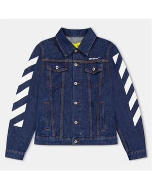 Off-White c/o Virgil Abloh Off Denim Jacket - Blue