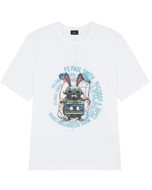 Paul Smith Bunny Graphic Tee - White