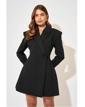 Odd Muse Blazer Dress - Black