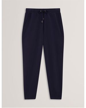 Ted Baker Barrelleg Closed Hem Jersey Joggers - Blue