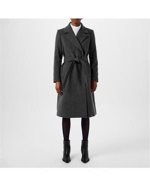 Barbour Clodagh Wool Trench Coat - Black