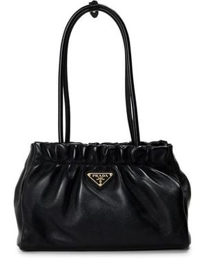 Prada Scrunch Bag Ld62 - Black