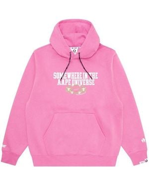 Aape Logo Hoodie - Pink