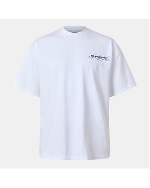 MKI Miyuki-Zoku Script T-Shirt - Blue