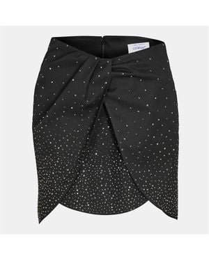 Off-White c/o Virgil Abloh Off Twist Mini Wrap Skirt - Black