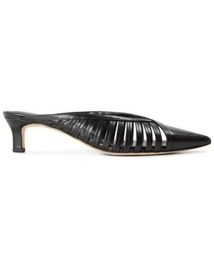 MICHAEL Michael Kors Adriana 45 Heeled Mules - Black