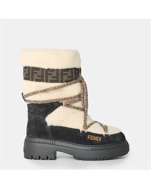Fendi Insulated Snow Boots - Multicolour