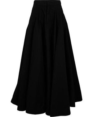 Balenciaga Bal Godet Maxi Skirt - Black