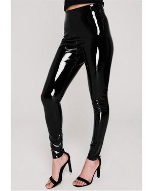 Commando Faux Leather Patent Leggings - Black
