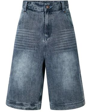 God Made Denim Shorts - Blue