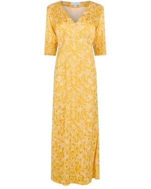 Never Fully Dressed May Satin Dress - Metallic