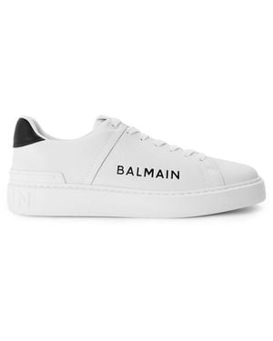 Balmain B Court Low-Top Trainers - White