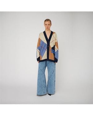 Stella Nova Back To School Maxi Cardigan - Blue