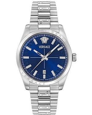 Versace Millennium Quartz Analogue Quartz Watch - Blue
