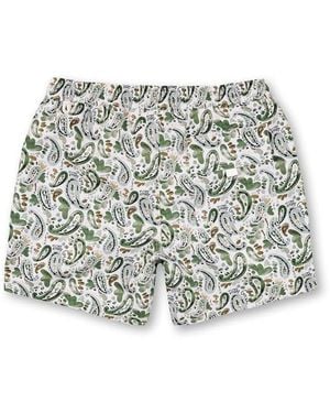 Pretty Green Aquarelle Swim Shorts - Natural