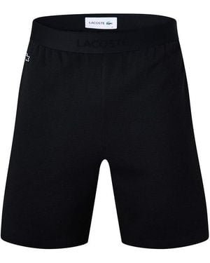 Lacoste Waffle Pyjama Shorts - Black