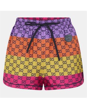 Gucci Woven Tracksuit Shorts - Purple