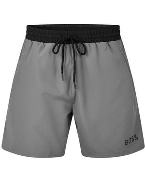 BOSS Sailfish Swim Shorts - Grey
