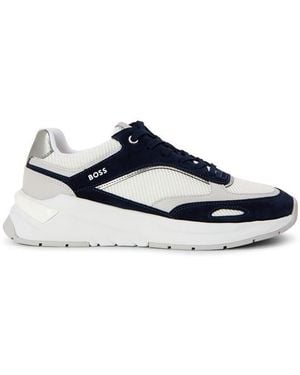 BOSS Skylar Low-Top Trainers - Blue