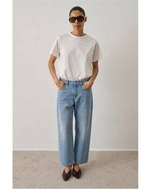 Soeur Short Sleeve Blouse - Blue