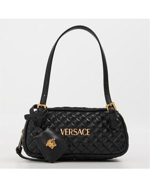 Versace Mini Tag Bag Ld54 - Black