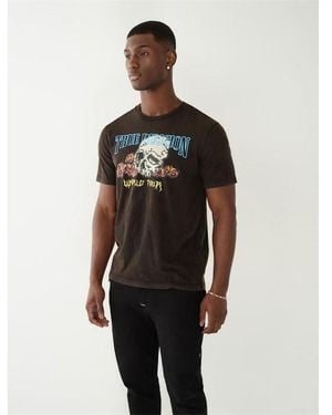 True Religion True Skull T - Black