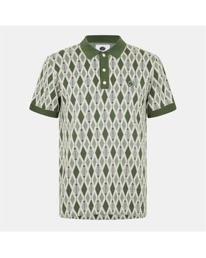 Pretty Green Pg Tenor Ss Knit Pol Sn63 - Green