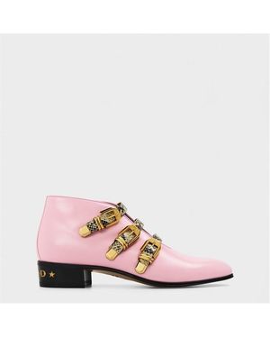 Gucci Heeled Ankle Boots - Pink