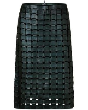 Bottega Veneta Structured Midi Skirt - Green