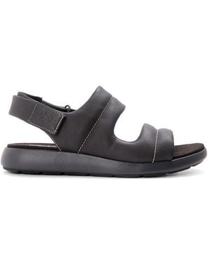 Timberland Backstrap Flatform Sandals - Black