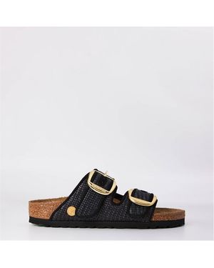 Birkenstock Arizona Big Buckle Raffia - Black