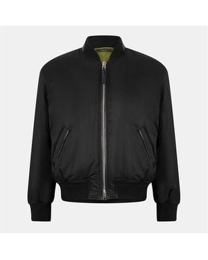 Tom Ford Lightweight Satin Bomber Jacket - Black